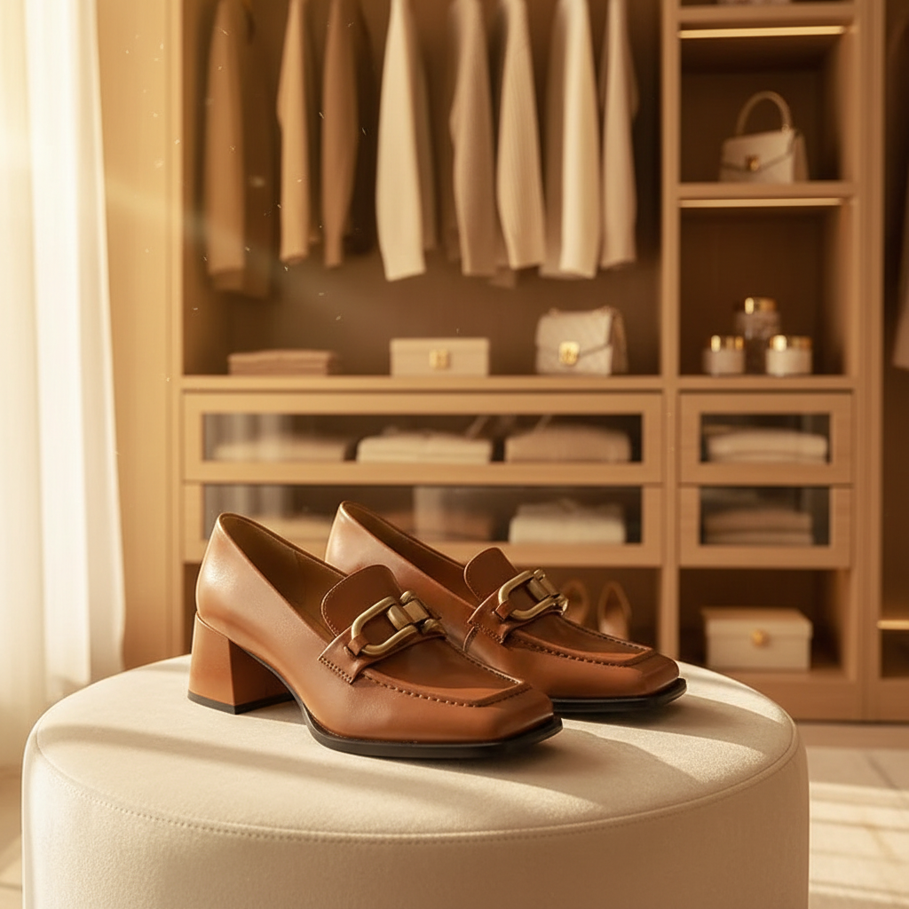 Platform Mary Jane Loafers