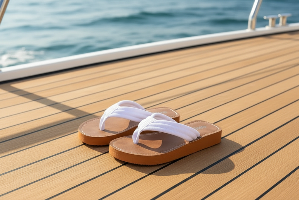 Round-Toe Thong Sandals