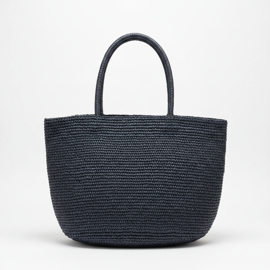 Large Handwoven Straw Tote
