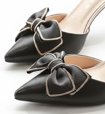 Pointed Toe Bow Heels