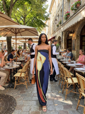 Calla Lily Strapless Column Dress