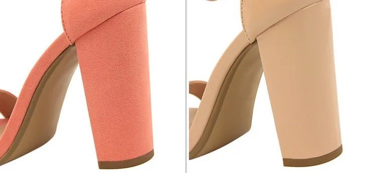Classic Block Sandal Heels