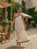 Shoulder Tie Bow Maxi Dress